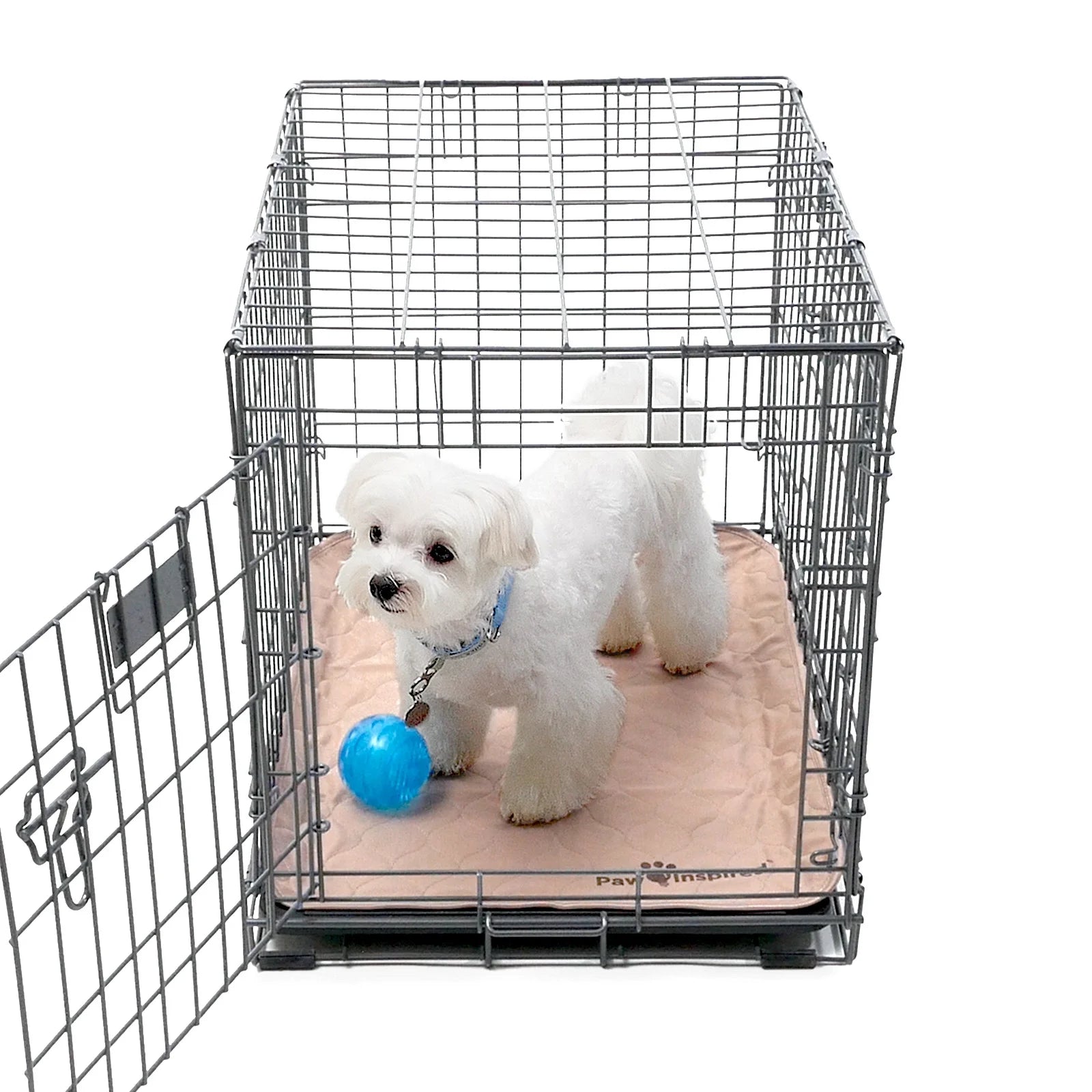 2Ct  Dog Crate Pads Mats Size 35X22” for Use with 36” Kennel and Crate | Washable Waterproof Dog Pee Pads